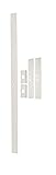 Door Armor MAX - Complete Door Reinforcement Set For Jamb, Frame, Strike Plate - DIY Home Door Security - White