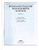 Fundamentals of Management Science : A Decision Support Approach, Turban, Efraim and Meredith, Jack R., 0256083738