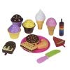 Playkidz Pretend Pastry Food, Pretend Play Set Toy Food, Educational Fun Little Pastries for Childrens Play Kitchen, Assortment of Fake Cookies, Cupcakes, Ice Cream etc.