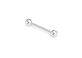 316L Surgical Steel Straight Barbell 14g