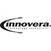 Innovera Gel Mouse Pad with Wrist Rest, 9.62 x 8.25, Black