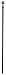 Black Fleur de Lis Estate Flag Pole