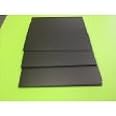 Black Polystyrene 12" X 12" X .030" Plastic Sheet Styrene Pack of 4