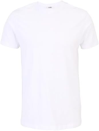 Basic Tee 6-pack, T-shirt Uomo, 1 Bianco, 1 Bianco, 1 Bianco, 1 Negro, 1 Negro, 1 Grigio, M