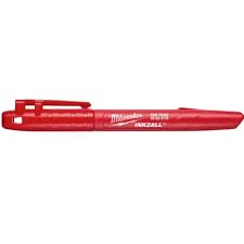 Milwaukee MHT48223170 INKZALLTM Fine Tip Marker Red