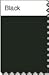 DII Basic Everyday Ribbed Tabletop 100% Cotton, Placemat Set, 13x19, Black, 6 Piece