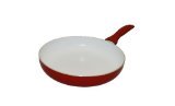 Concord Cookware CF30 Ceramic Coated Non Stick Fry Pan, 12-Inch, Red