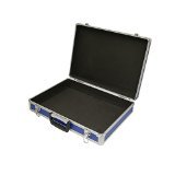 SRA Cases EN-AC-FG-A019 Aluminum Hard Blue Brief Case, 18.1 x 13.3 x 4.5 Inches Foam