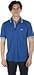 BOSS HUGO BOSS Men's Paddy Short Sleeve Polo Shirt, Medium Blue With Light Blue, M