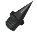 3/8 inch (9 mm) Black Steel Track and Cross Country Spikes