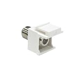 Prolinks F Female/Female Keystone Jack White Fits Standard Keystone Wall Plate
