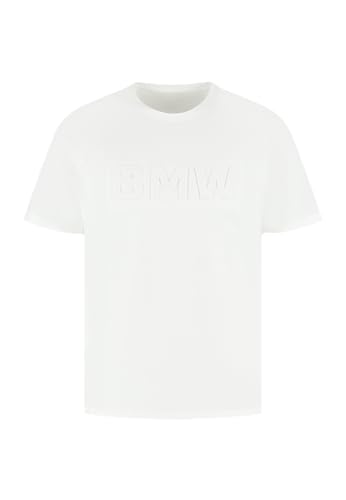 BMW Core Embossed Logo T-Shirt - White - X-Large at Amazon