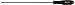 Bondhus 3760 Extra Long 4.0mm Ball End Screwdriver w/ProGuard Finish, Multicolor, One Size
