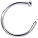 Body Candy Stainless Steel Nose Stud Hoop 18 Gauge 3/8