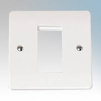 CLICK Mode New Media CMA310 1 Gang Plate Single Aperture