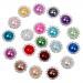 GCIYAEN 20pcs Mixed Color Faux Pearl Button 15mm Flatback Embellishment