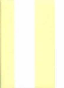 Amazon.com: White and Lemon Yellow Wide Stripe Kitchen Bathroom Wallpaper Galerie SS28416: Home 