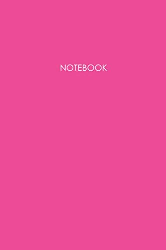 Notebook: 500 Page Notebook A5, Extra Chunky 500 page Journal in Hot Pink, 500 pages - 250 sheets, Classic Lined pages, College Ruled paper, 1.25 inch thick, 6x9 inch perfect bound, Soft Cover