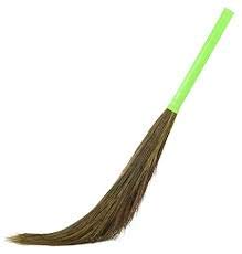 Generic Maharani Large Broom for Home/Floor Green