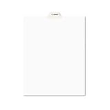 Avery Avery-Style Preprinted Legal Bottom Tab Divider, Exhibit H, Letter, White, 25/PK