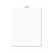 Avery Avery-Style Preprinted Legal Bottom Tab Divider, Exhibit H, Letter, White, 25/PK