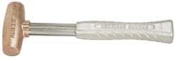 AM3BZAG Bronze Alloy Non-Marring Industrial Hammer, 3 lb., 3.75" Height, 1.75" Width, 12" Length