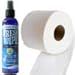 Fresh Wipe Toilet Tissue Spray- Instantly Turn Your Toilet Paper into a Wipe. Don't Clog Toilets. Use Less Toilet Paper! 1400 Sprays per Bottle. (Two - 8oz)