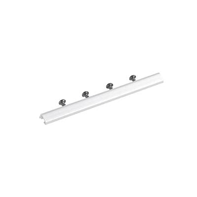 Aluminium Fixed Curtain Track (White, Connector)