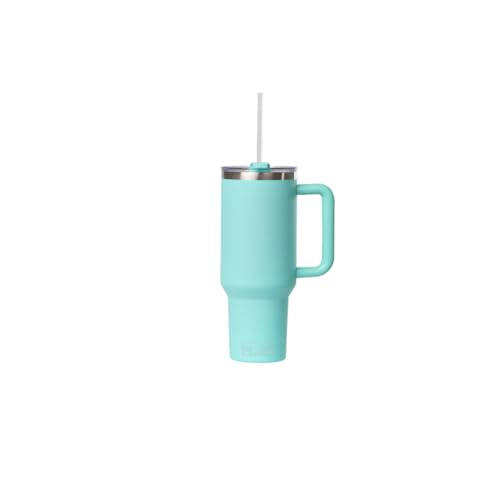 Sip+Sea Cayman 40 oz Stainless Steel Tumbler with Handle, Lid, and Straw | Doub…