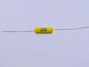 Jellyfish Audio 0.1uF 100nF 630V Axial Audio Capacitors 10 pcs for Valve Amplifiers