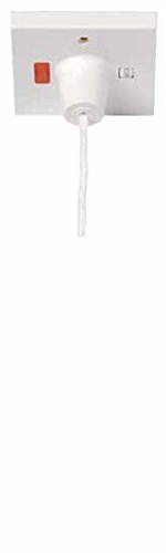 Ceiling Switch Pull Cord 50A Neon (Square)