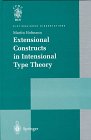 Extensional Concepts in Intensional Type Theory, Hofmann, M., 3540761217