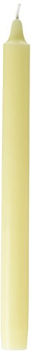Zest Candle 12-Piece Taper Candles, 10-Inch, Ivory Straight