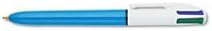 (6 Pack Value Bundle) BICMM11 4-Color Ballpoint Retractable Pen, Assorted Ink, Medium