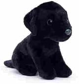 Zappi Co Palm Pups Black Labrador Plush Toy 15cm 100% Recycled view 6