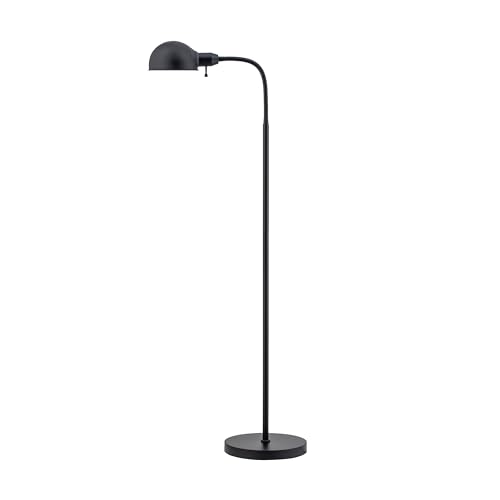 O'Bright Nova Stehleuchte mit flexiblem Schwanenhals und drehbarem Schirm, E26-Fassung, 25,4 cm Sockel, ideal zum Lesen, Nachttisch, Wohnzimmer, Schwa