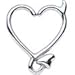 Body Candy Stainless Steel Devil Heart Closure Daith Cartilage Earring 16 Gauge 3/8