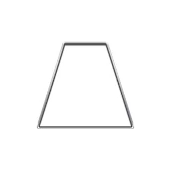 Reflective USA Flag Tetrahedron