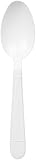 AmazonBasics Heavy-Weight Plastic Spoons - White, 1000-Count
