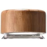 veegoal 25 Oz, 18 Oz Glass Water Bottle Bamboo Lid, Replacement Cap