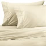 CAL KING Size 1200 Series 4pc Bed Sheet Set, Deep Pocket, KHAKI