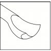 Robert Sorby 3/8" / 10 mm Wide Spoon Bit Gouge #25 Sweep Carving Chisel Gouge Sheffield Alloy Steel 6025-3/8