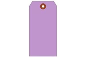 LINCO Shipping Tag, HVY. Wt., Lavender, Sz #6, Plain, Box of 1000
