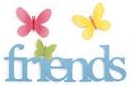 Embellish Your Story Friends Word Pack Magnets - Set of 3 Assorted