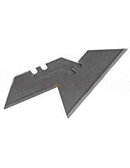 10 Pcs Utility Knife Razor Blade Refill Replacement Double Side Blades w/ Case