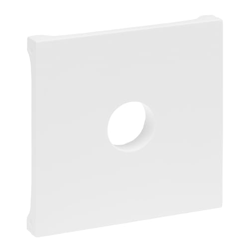 LEGRAND, Seano 765165 Cache pour boîte de jonction TV type F, couleur : ultra blanc, 765165