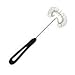 Linden Sweden Flat Wire Whisk – Unique Angled Head Design for Superior Performance - Versatile and Heat-Resistant, Great for Home or Professional Use - BPA-Free - Dishwasher-Safe, Black