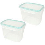Snapware Airtight Small Rectangular Storage Container 4.7 Cup, Pack of 2 Containers