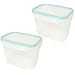 Snapware Airtight Small Rectangular Storage Container 4.7 Cup, Pack of 2 Containers