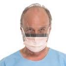 Halyard Health 47137 Fluidshield Fog Inhibiting Procedure Mask With Splashguard Visor - 25 Per Box